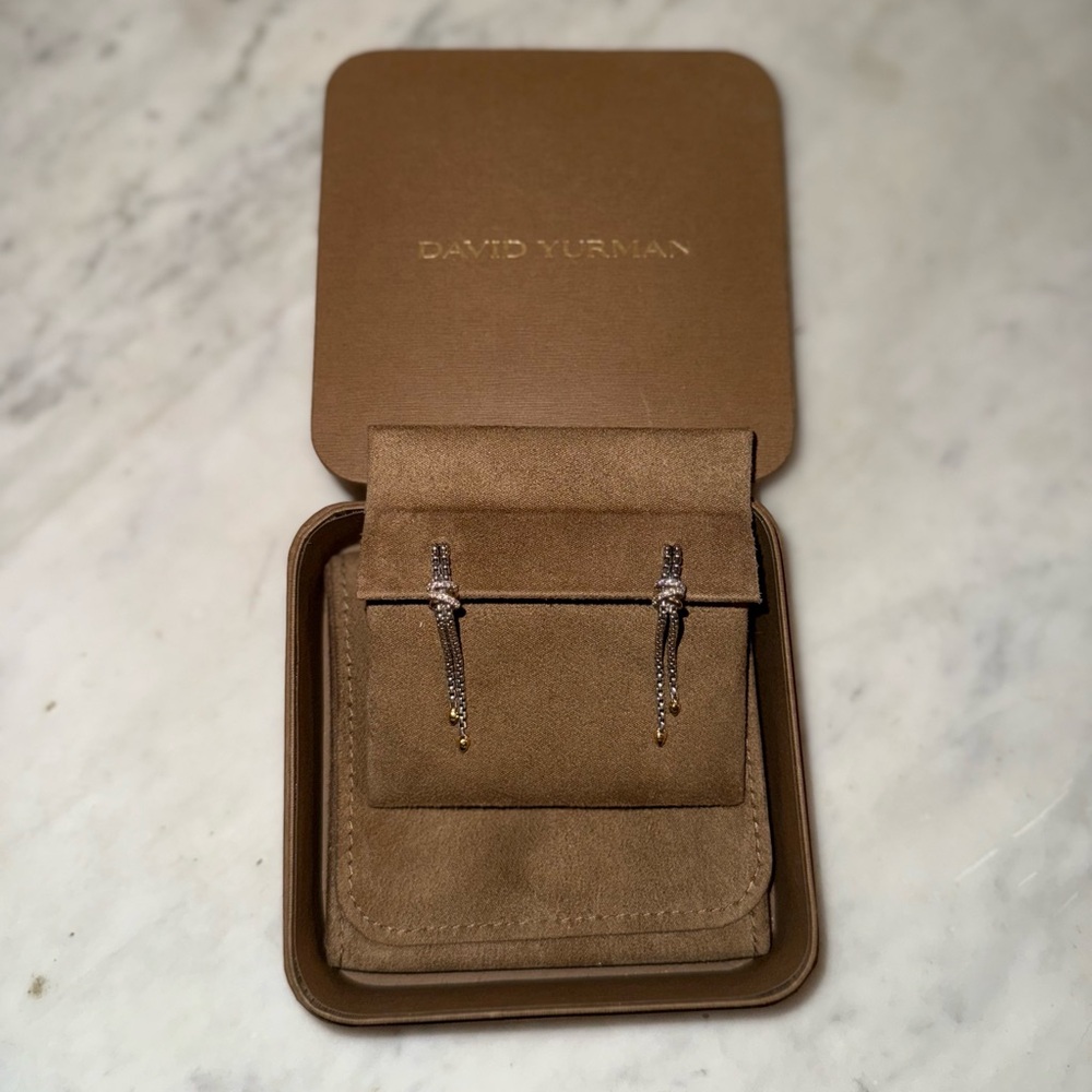 David Yurman Helena Chain Drop Earrings